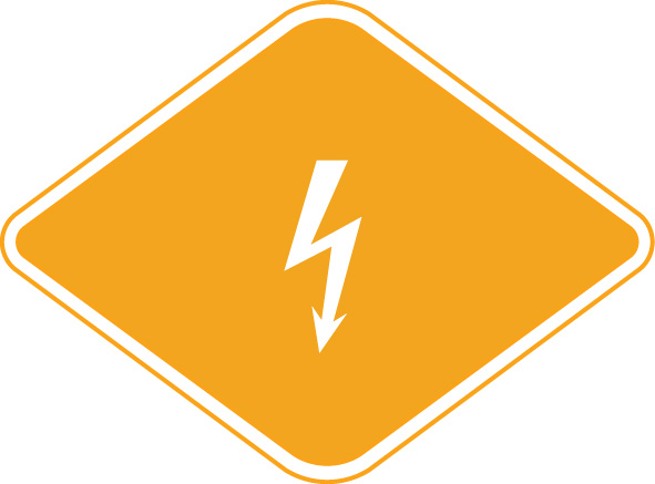 Pictogramm für Elektrofahrzeug